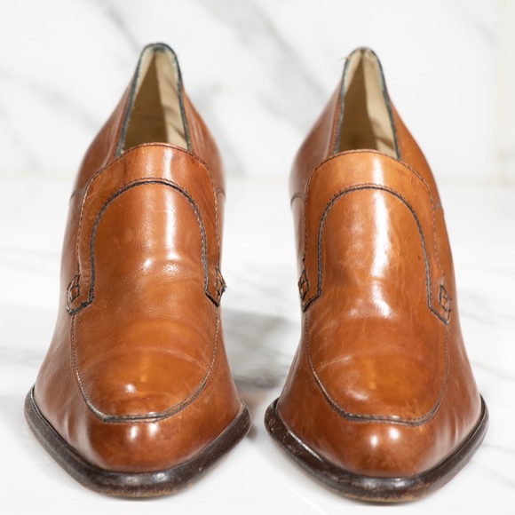Vintage Joan & David Couture Penny Loafer Heels - Picture 6 of 10